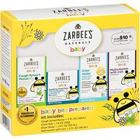 Zarbee's Naturals Baby Bee Prepared Kit with Cough Syrup* + Mucus, Chest Rub, Gripe Water & Multivitamin