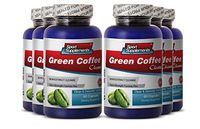 Green Coffee Supreme Cleanse - Green Coffee Cleanse 400mg - Natural Green Coffee Cleanse Helps Premium Fat Burner (6 Bottles 360 Capsules)