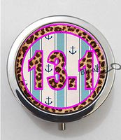 BlackKey 13.1 Marathon Running 3-Compartment Decorative Pocket Gift Box Case Organizer for Pill, Color 1 -524