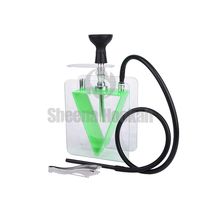HOOKHA Shisha Acrylic Single Tube Hookah Narghile A Great Choice for Smoking Outdoor Home Beaches