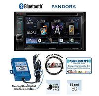Kenwood DDX372BT In Dash Double Din 6.2" DVD Receiver with PAC SWI-RC Steering Wheel Control Interface Adapter and a FREE SOTS Air Freshener