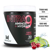 MDRN Athlete Intra9 | All 9 Essential Amino Acids | 7 Grams | 2:1:1 Branched Chain Amino Acids BCAA | Keto | Recovery and Enhanced Hydration | Cherry Limeade (30 Servings)