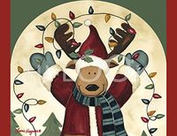 Hi-Look Microfiber Cleaning Cloth - Reindeer Lights