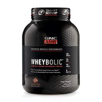 GNC AMP Wheybolic Whey Protein Powder - Chocolate Fudge, 25 Servings, Contains 40 Protein, 15g BCAA, and 10g Leucine Per Serving