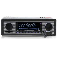 12V Bluetooth Retro Car Radio MP3 Player Stereo USB AUX Classic Car Stereo Audio