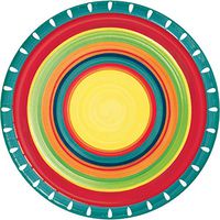 Summer Stoneware Paper Plates, 24 ct