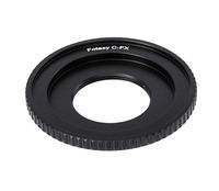 Fotasy 16mm C Mount lens to Fuji X Adapter, Cine Movie Lens to Fujifilm X Mount Adapter, Compatible with Fujifilm X-Mount Cameras X-Pro2 X-E2 X-E3 X-A5 X-M1 X-T1 X-T2 XT3 X-T10 X-T20 X-T30 X-H1