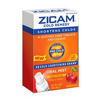 Zicam Cold Remedy Oral Mist, Cherry Flavor, 1 Ounce Soothes Sore Throats and Coughs
