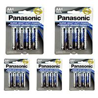 20pc Panasonic AA Batteries Super Heavy Duty Power Carbon Zinc Double A Battery 1.5v