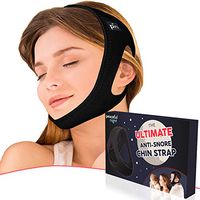 Snoring Chin Strap - Premium Anti Snore Chin Strap - Adjustable Chin Strap for Snoring - Perfect Snoring Solution