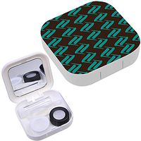 Portable Contact Lens Case Box Travel Kit Mirror + Bottle + Tweezers Container Holder [ Line Free Graphic ]