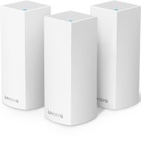 Linksys Velop Tri-Band Home Mesh WiFi System - WiFi Router/WiFi Extender for Whole-Home Mesh Network (3-pack, White)