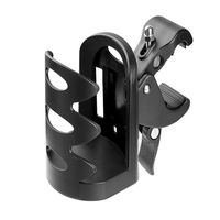 Friendgo Universal Cup Holder Stroller Cup Holder Large Cup Holder 360 Degrees Rotation Cup Drink Holder for Wheelchair Walker Bike Stroller