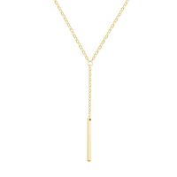 choice of all Long Lariat Y Pendant Necklace for Women Bar Pendant Necklace Jewelry (A:gold circle bar)