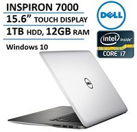 Dell Inspiron 15 7000 Series High Performance Touchscreen Laptop Flagship Edition, Intel Core i7-5500U, 12GB Ram, 1TB HDD, Backlit Keyboard, HDMI, 802.11AC WiFi, Webcam, Windows 10