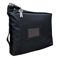 Prescription Medication Bag Standard Lock Travel Case (Black)