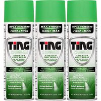 Ting Maximum Strength Athlete's Foot Spray 4.5 Ounces each (Value Pack of 3)