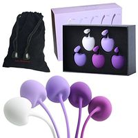 Kegel Balls Kit Improve Women Pelvic Floor Muscle & Bladder Control System—Medical Silicone Cones fit Beginners & Advanced