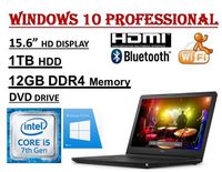 2017 Dell Inspiron 15 5000 15.6" Laptop (7th Generation Intel Core i5-7200U 12GB 1TB) Windows 10 Professional