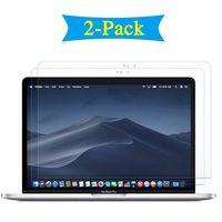 2 Pack Mac Pro 13 inch Screen Protector Compatible with Apple MacBook Macbookpro 13 (2018/2017 / 2016/2015-2008) Laptop 13macbook Pro13 Book BookPro ProBook Protective Glass Film