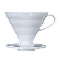 Hario V60 Plastic Coffee Dripper, Size 02, White