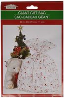 2-Pack Plastic Giant Christmas Gift Bags 36 x 44 inches, Designs will vary
