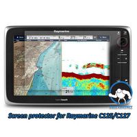 Tuff Protect Clear Screen Protectors for Raymarine C127 Fish Finder Screen