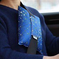 Chemotheraphy Pillows for Post-Surgery Chest Port Pacemaker Heart Surgery Recovery Support Cushion Pad Seatbelt Patient Care (Cobalt Blue)