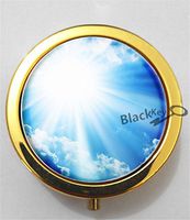 BlackKey Sunshine 3-Compartment Decorative Pocket Gift Box Case Organizer for Pill, Color 2 -1971