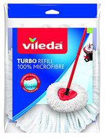 Vileda EasyWring and Clean Turbo Classic Microfibre Mop Refill Head, Multi-Colour
