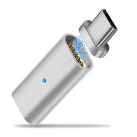 New for Android/iOS Magnetic Cable Transfer Connector Head Adapter Data Charger for Android Micro USB Cable (Micro USB Sliver)