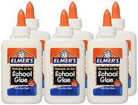 Elmer's Washable No-Run School Glue, 4 oz (6 Pack)