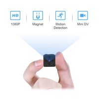 Mini Cop Spy Cam Cop Camera As Seen On TV 1080P HD Hidden Camera Nanny Cam with Night Vision and Motion Detection Wireless Wearable Spy Body Camera Surveillance for Home Car Office Indoor and Outdoor