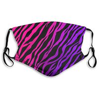 Mouth Masks for Dust Protection Face Mask Washable Earloop Mask Activated Carbon Filter Stripe Abstract