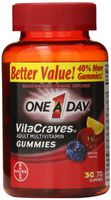 One A Day VitaCraves Adult Multivitamin Gummies, Supplement with Vitamin A, Vitamin C, Vitamin D, Vitamin E and Zinc for Immune Health Support* & more, 70 Count