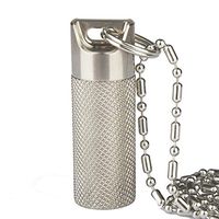 TISUR Mini Pill Cases,Titanium Keychain Pill Holder,Emergency Aspirin Holder,Compact Design (M- 1.78 x 0.61")