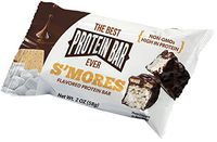 The Best Protein Bar Ever - 10 Bars - Smores - Sports Performance Nutrition with Lepticore 100% Satisfaction Guarantee (10)