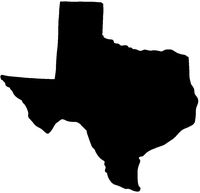 hBARSCI Texas State Vinyl Decal - 5 Inches - for Cars, Trucks, Windows, Laptops, Tablets, Outdoor-Grade 2.5mil Thick Vinyl - Black