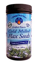 Omega Nutrition Cold Milled Flax Seeds, 17.5-Ounces