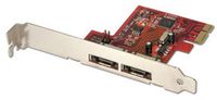 LINDY 2 Port eSATA 3 Card PCIe (51400)