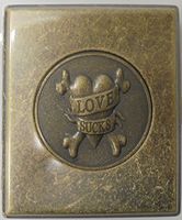 Eclipse BRONZE Cigarette case. Holds kings. Holds 20 cigarettes. 3102BP-3