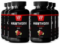 Mood Supplement - Hawthorn Extract 665 - Energy Boost - 6 Bottles 720 Capsules