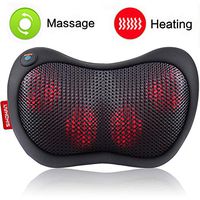 Neck Massager Pillow with Heat - Shiatsu Back and Shoulder Massager with Deep Tissue Kneading, Electric Back Massage for Full Body, Relaxation at Home, Car & Office