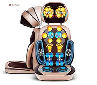 L.Atsain Massaging Cushion With Heat Massager Chair+ Vibration/Powerful 5D Deep Kneading – Massage, Sooth, Relax And Relieve Aches, Pains And Knots For Car Office And Home,Brown