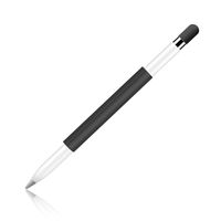 Auxoda Magnetic Sleeve, Soft Silicone Holder Grip with Charging Cap Holder Compatible with iPad Pro Pencil (Black)