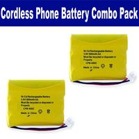 Empire CPB-400C Cordless Phone Combo-Pack Includes: 2 x EM-CPB-400C Batteries
