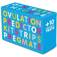 PREGMATE 30 Ovulation and 10 Pregnancy Test Strips Predictor Kit (30 LH + 10 HCG)