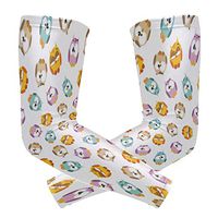 Mini Owl Gifts Colorful Unisex Arm Sleeve,UV Protection Arm Compression Sleeve, Skin Protection Sport Arm Cooler Sleeve for Running Hiking Jogging Motorcycling Climbing Camping