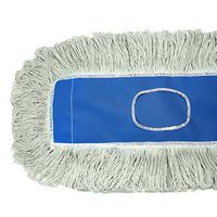 HUB City Industries 5x18H Slot Pocket Back Marathon Premium All Cotton Dust Mop, 5" x 18"