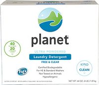Planet Ultra Powdered He Laundry Detergent, Unscented, 64 Oz (Pack of 4)